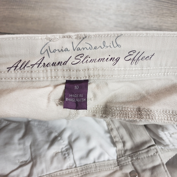 GLORIA VANDERBILT STONEWOOD CAPRI SIZE 10 - Picture 11 of 13